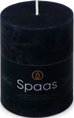 Spaas stompkaars Essential collection blauw 35 uur D 7 H 9,5 cm