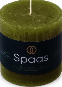 Spaas stompkaars Essential collection olijf 25 uur D 7 H 7 cm