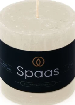 Spaas stompkaars Essential collection wit 25 uur D 7 H 7 cm