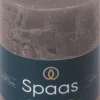 Spaas stompkaars Essential collection donkergrijs 35 uur D 7 H 9,5 cm