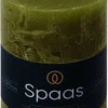 Spaas stompkaars Essential collection olijf 35 uur D 7 H 9,5 cm