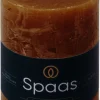Spaas stompkaars Essential collection bruin 35 uur D 7 H 9,5 cm