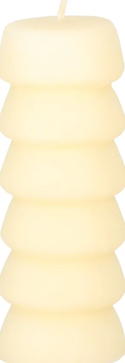 Stompkaars Artistic crème 35 uur D 6 H 17 cm