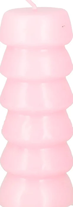 Stompkaars Artistic lichtroze 35 uur D 6 H 17 cm