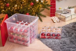 Sunware kerstballen opbergbox Nesta 46 x 36,5 x 36,5 cm