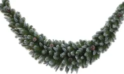 Triumph Tree guirlande Empress besneeuwd met 96 lampjes warm wit 180 cm