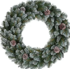 Triumph Tree kerstkrans Empress besneeuwd D 90 H 8,5 cm
