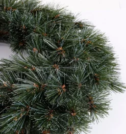 Triumph Tree kerstkrans Forest frosted besneeuwd D 60 H 20 cm