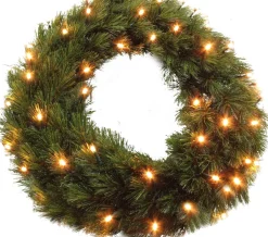 Triumph Tree kerstkrans Forest 72 lampjes warm wit D 60 H 13 cm