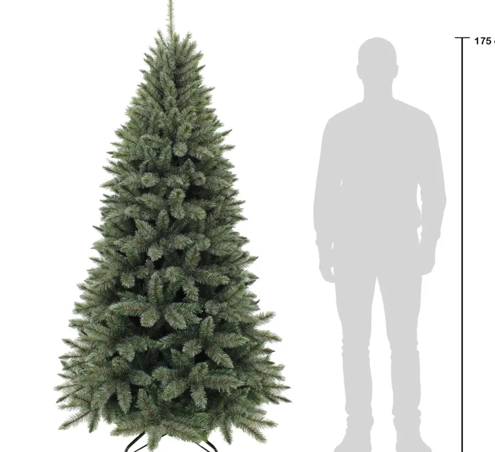 Triumph Tree kunstkerstboom Slim Romagne blauw D 94 H 185 cm