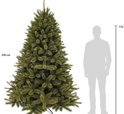 Triumph Tree kunstkerstboom Romagne met 400 lampjes warm wit D 157 H 230 cm