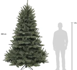 Triumph Tree kunstkerstboom Romagne blauw D 168 H 260 cm