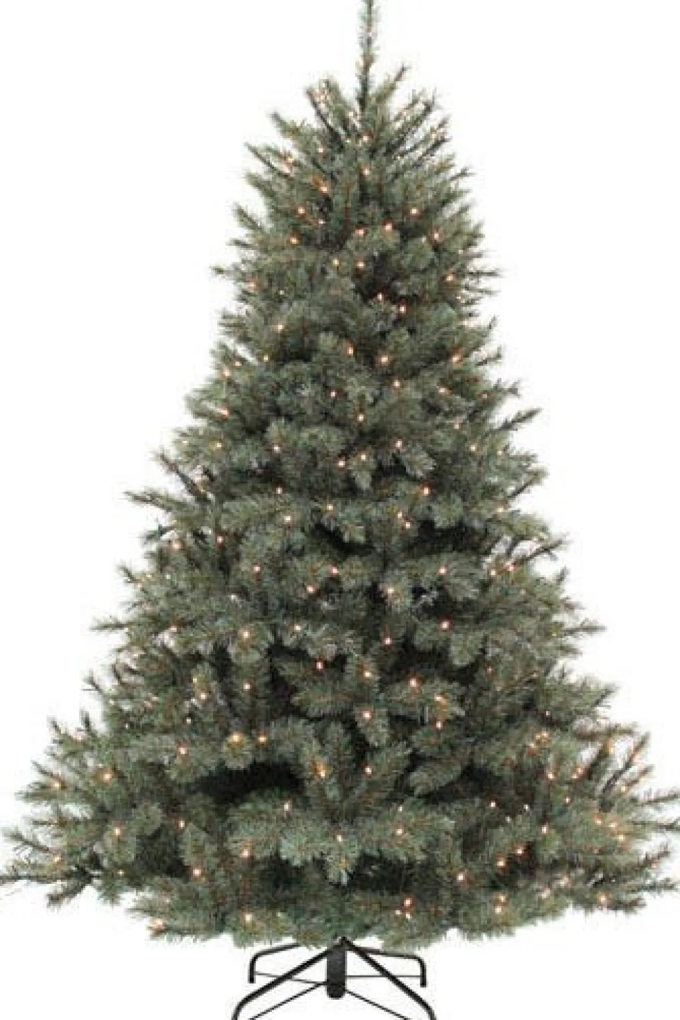 Triumph Tree kunstkerstboom Romagne blauw met 152 lampjes warm wit D 119 H 155 cm