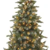 Triumph Tree kunstkerstboom Wyoming blauw met 184 lampjes warm wit D 117 H 155 cm