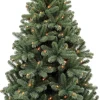 Triumph Tree kunstkerstboom Jewel blauw met 304 lampjes warm wit D 141 H 230 cm