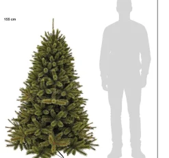 Triumph Tree kunstkerstboom Romagne met 152 lampjes warm wit D 119 H 155 cm
