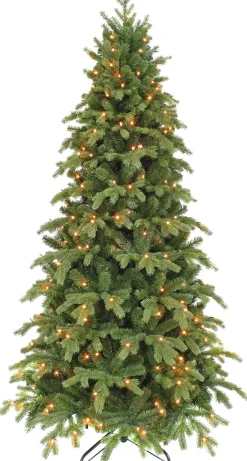 Triumph Tree kunstkerstboom Sherwood met 360 lampjes warm wit D 132 H 260 cm