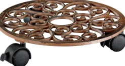 Trolley Multi Antiek 29 x 29 x 6,4 cm bruin