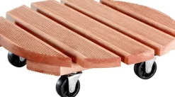 Trolley Toscane antislip 38 x 38 x 10,4 cm bruin