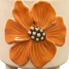 TS bloempot Aisha oranje D 15 H 14 cm