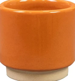 TS bloempot Annika oranje D 7 H 6 cm