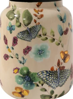 TS bloempot Butterfly roze D 30 H 42 cm