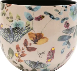 TS bloempot Butterfly roze D 7 H 6 cm