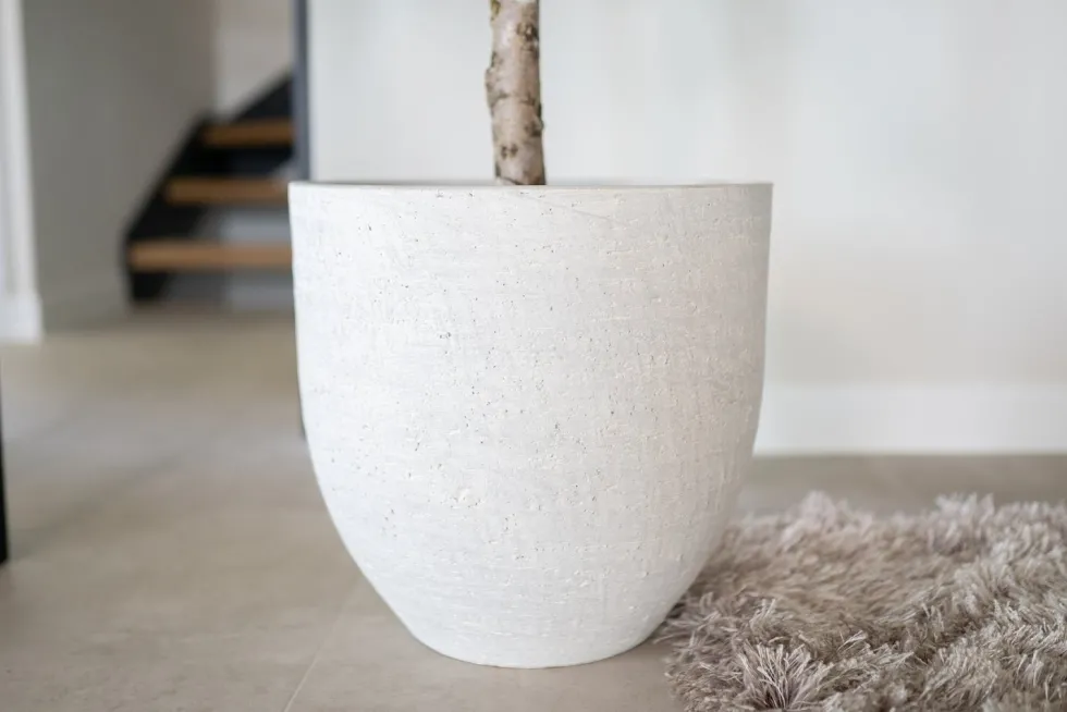 TS bloempot Cas grijs D 39 H 36 cm