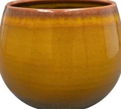 TS bloempot Charlotte geel D 17 H 16 cm