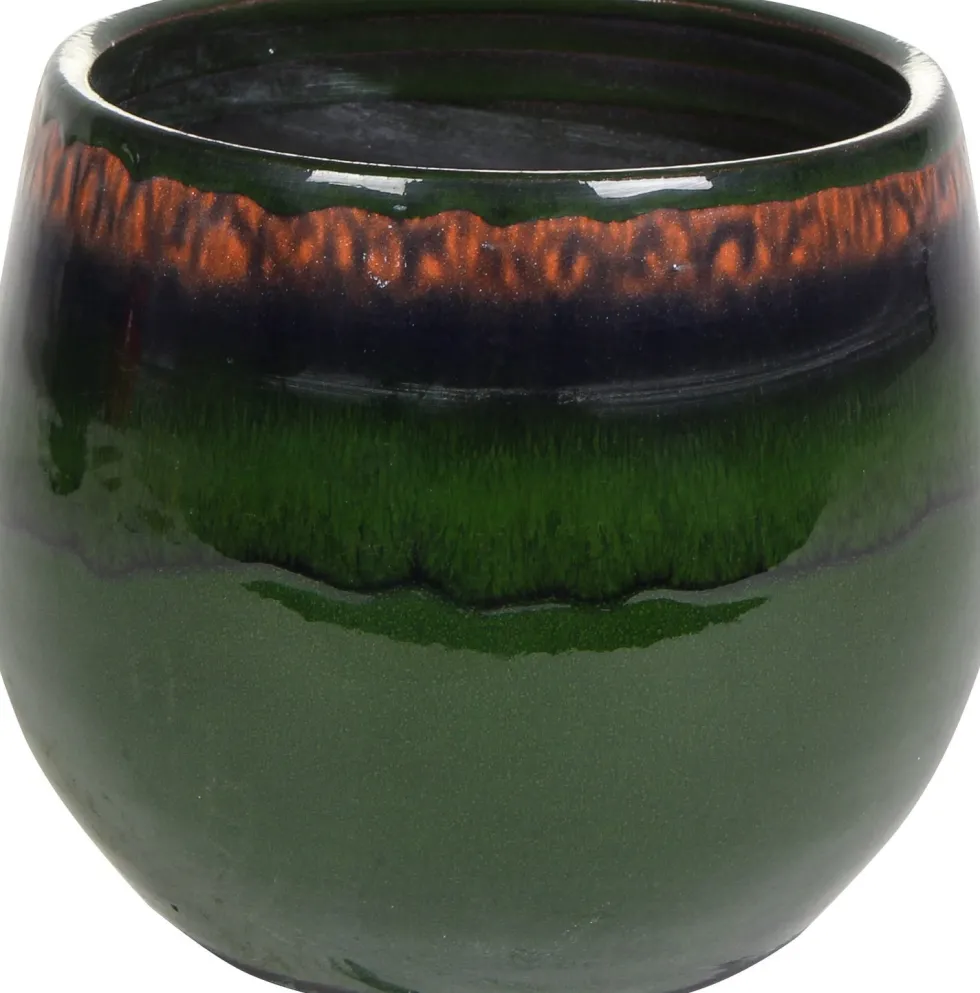TS bloempot Charlotte groen D 16 H 13 cm