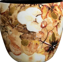 TS bloempot Cotton crème D 17 H 15 cm