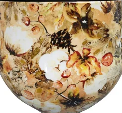 TS bloempot Cotton geel D 33 H 28 cm