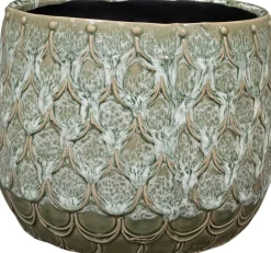 TS bloempot Debby groen D 21 H 17 cm