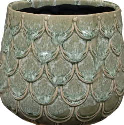 TS bloempot Debby groen D 14 H 12 cm
