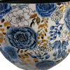 TS bloempot Designed by Lammie dutch blauw D 33 H 28 cm