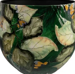 TS bloempot Designed by Lammie bee groen D 28 H 25 cm