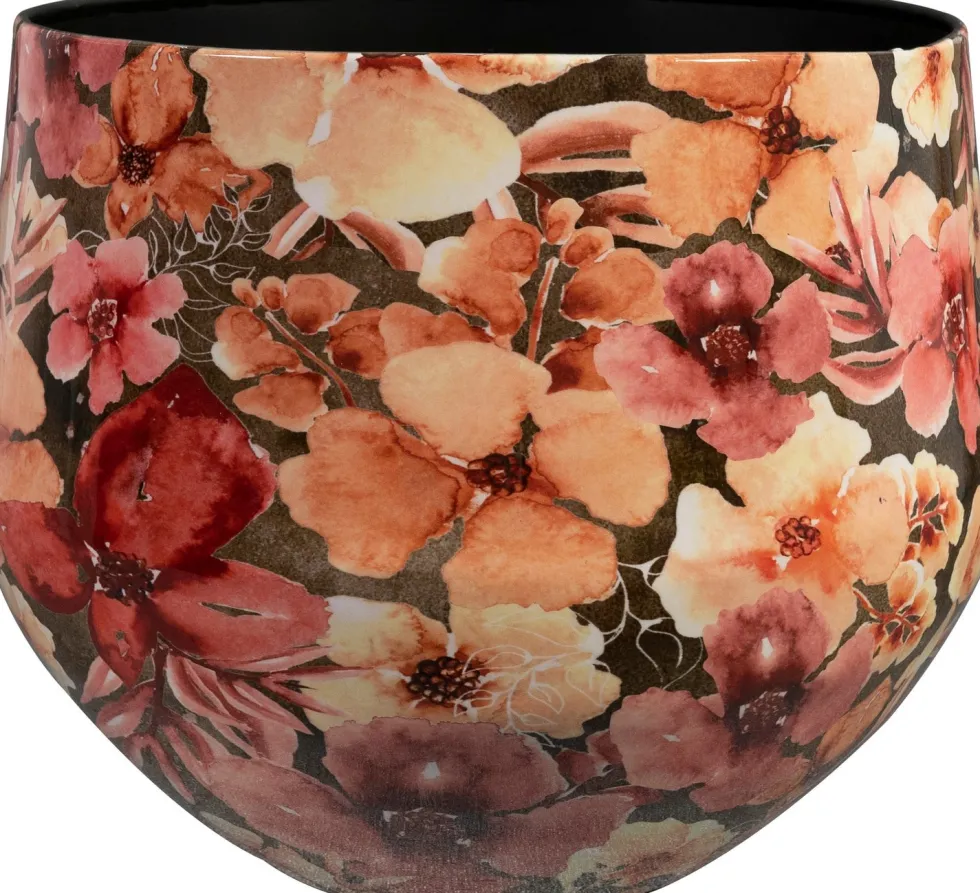TS bloempot Designed by Lammie penny roze D 33 H 28 cm