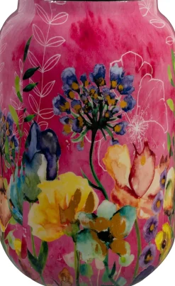 TS bloempot Designed by Lammie fiesta roze D 30 H 42 cm
