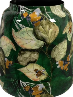TS bloempot Designed by Lammie bee groen D 21 H 24 cm