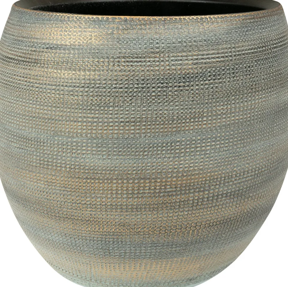 TS bloempot Dex wit / grijs D 22 H 20 cm