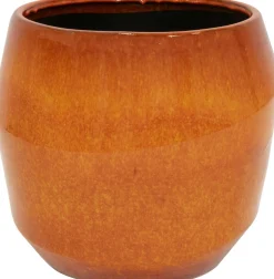 TS bloempot Eddy oranje D 43 H 39 cm