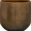 TS bloempot Esra brons D 18 H 16 cm