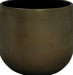 TS bloempot Esra groen D 15 H 13 cm