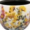 TS bloempot Floral wit D 7 H 6 cm