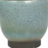 TS bloempot Linn op voet blauw D 21 H 21 cm