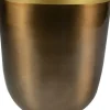 TS bloempot Mayk goud D 15 H 16 cm