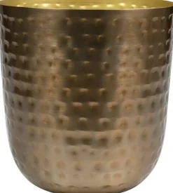 TS bloempot Mayren goud D 20 H 22 cm