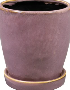 TS bloempot met schotel Vivi roze D 11 H 12 cm