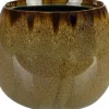 TS bloempot Odile bruin / groen D 15 H 13 cm