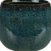 TS bloempot Odile groen / blauw D 15 H 13 cm